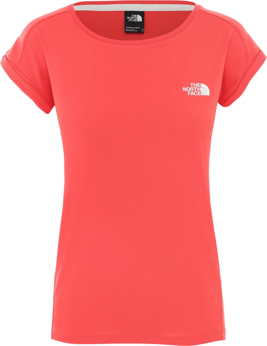 The North Face Tanken Tank Outdoorshirt Dames - Rood/Wit - Maat XS