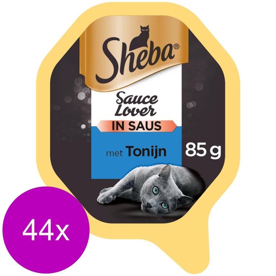 Sheba Alu Lovers Salmon - Nourriture pour chat - 44 x 85 g