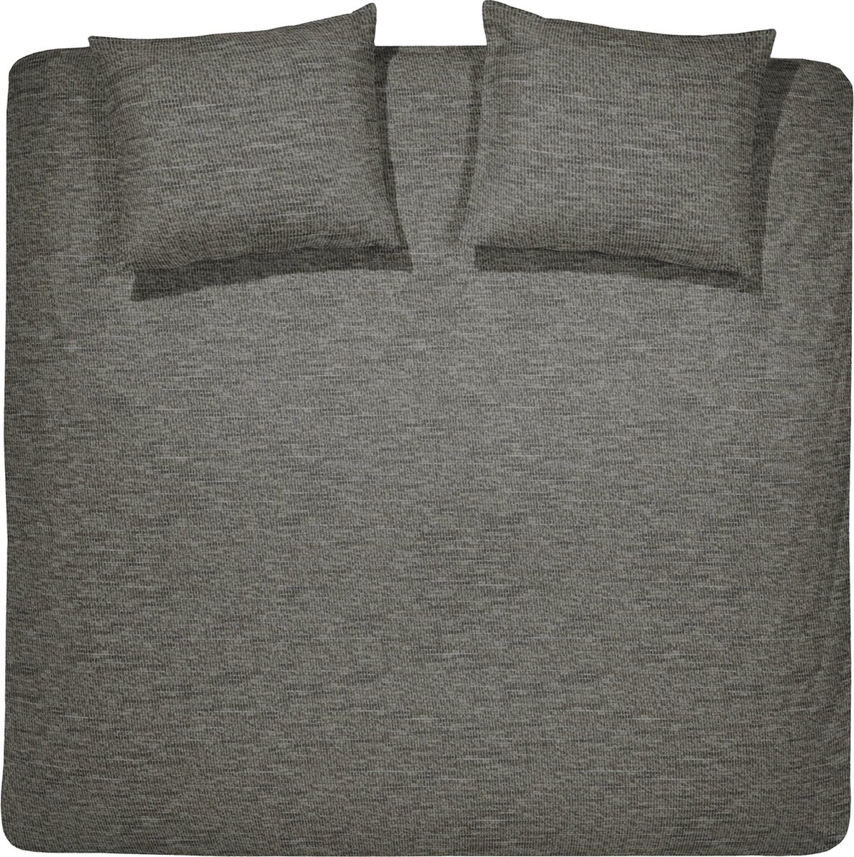 Damai Dekbedovertrekset bio katoen hombre stone grey 2 persoons dekbedovertrek 200 x 200 cm + 2 slopen 80x80 cm