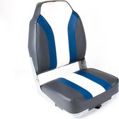 X2 - Highback Rainbow Boat Seat | Grijs / Blauw / Wit | Bootstoel - Blauw