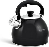 Edënbërg Classic Line - RVS Fluitketel - 2.0 liter - Zwart