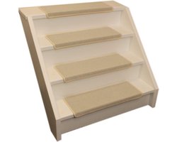 Elite Trapmatten - 15 stuks - Elite Ivoor 62x19x3,5 Recht