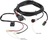 4sky Lights - kabelboom - relais - zekering - schakelaar - aansluiten ledbar - werklicht 12V