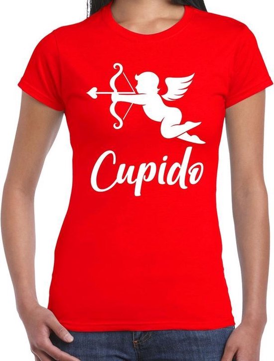 Hedendaags bol.com | Cupido liefde Valentijn t-shirt rood voor dames JB-61