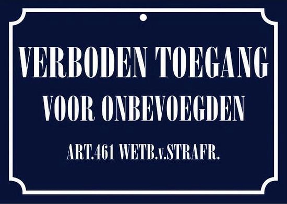 Geen Fietsen Plaatsen Bordje - Veiligheidsbordje - Geen Fiets Plaatsen Bordje Veiligheidsbordje Geen Fiets Geschikt Voor Buitengebruik