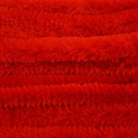 Chenilledraad - 10x - groen - 8 mm x 50 cm - hobby/knutsel materialen