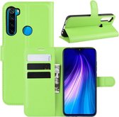 Xiaomi Redmi Note 8T Hoesje - Book Case - Groen