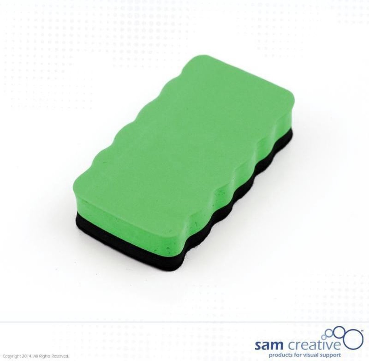 Sam Creative - Whiteboard Wisser Basic - Magnetisch - Groen