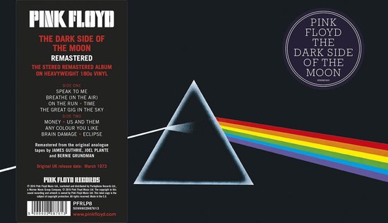 The Dark Side of the Moon (LP) - Pink Floyd