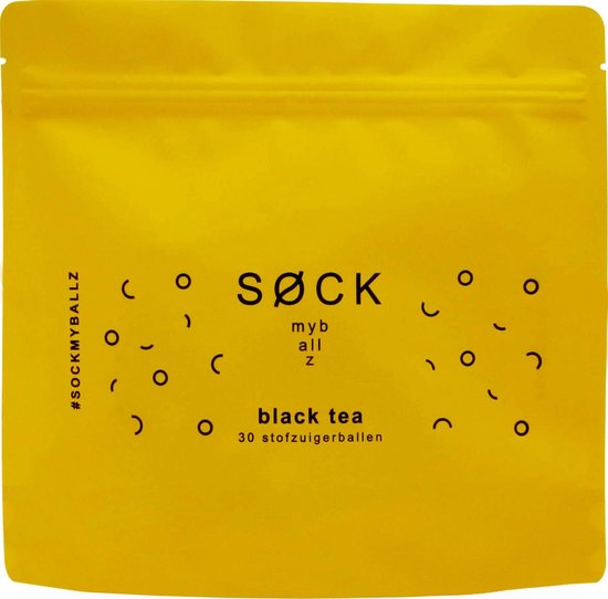 SockMyBallz ECO stofzuigerverfrisser - Black Tea geur – 30 Ballz
