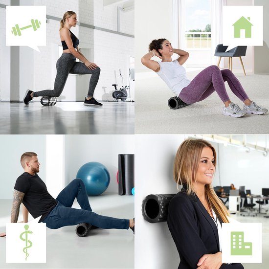 Rouleau De Massage TecTake – Rouleau à Picots Pour Fascias, Yoga, Pilates Et Soulagement Des Tensions