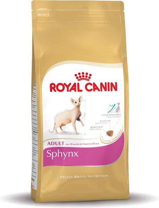 Royal Canin Kattenvoer: 25x Kies voor Top kwaliteit 25 Royal Canin Sphynx Adult - Kattenvoer - 2 kg