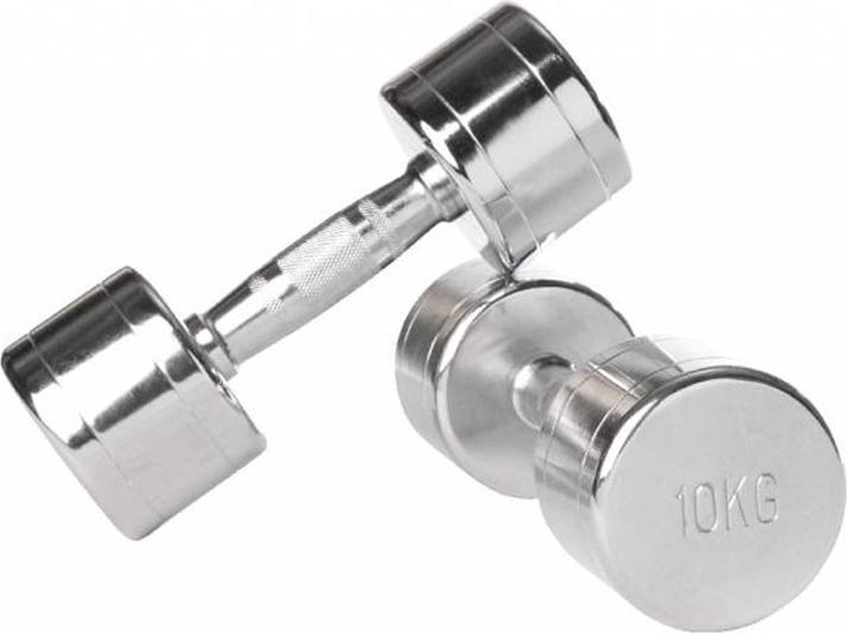 Chrome dumbbellset (2 stuks per set) - 5kg