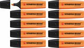 STABILO BOSS ORIGINAL - Markeerstift - Hoogste Kwaliteit - Oranje - Doos 10 Stuks