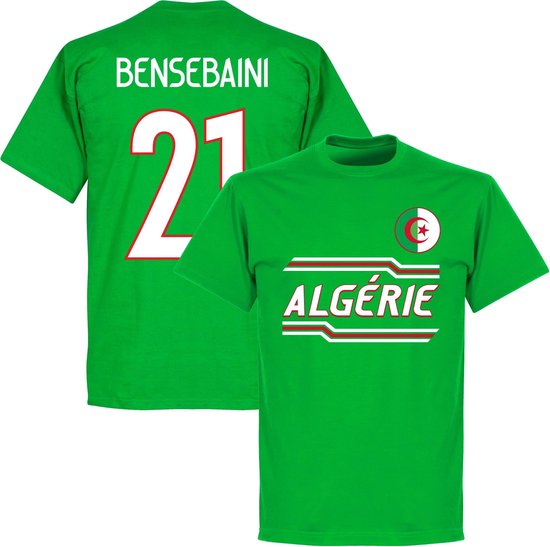 Algerije Bensebaini 21 Team T-Shirt - Groen - M