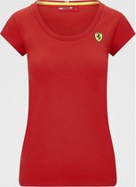 Scuderia Ferrari Womens Small Shield Tee