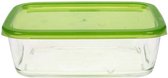 Luminarc "Keep N Box" Vershouddoos 1160ml Groen - Glas (set van 6) En Yourkitchen E-kookboek - Heerlijke Smulrecepten