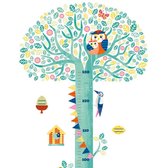 Djeco - Groeimeter Bloemenboom - Muurstickers