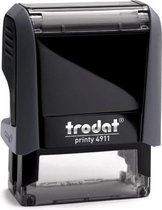 Trodat Printy 4911 Tekststempel rood BETAALD