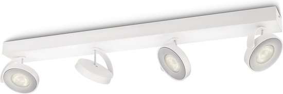 Snel Vooruitgaan Indiener Philips myLiving Clockwork - Plafondlamp - 4 Spots - Wit | bol.com