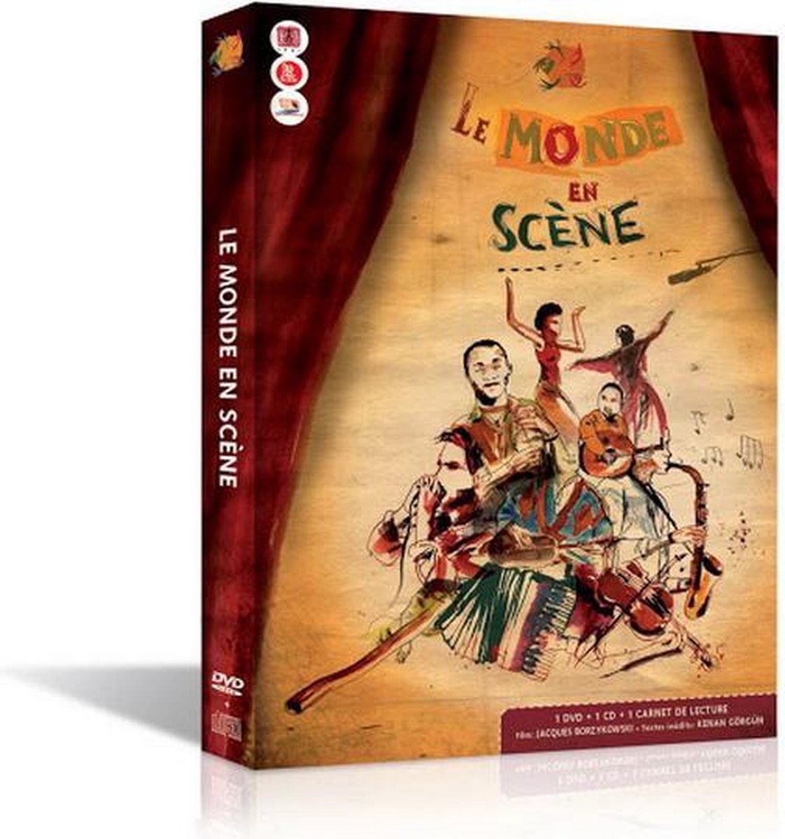Le monde en scène ( 1 DVD + 1 CD + 1 carnet de lecture )