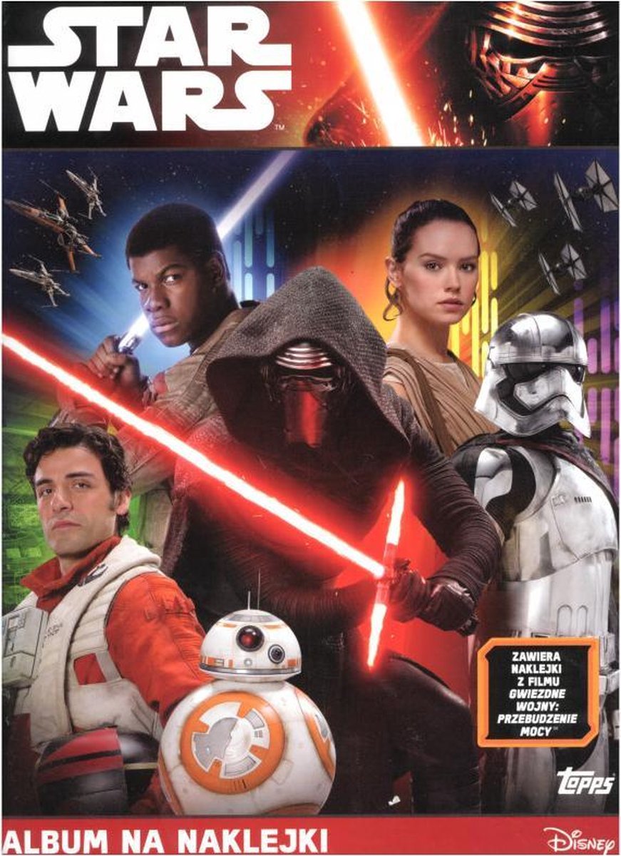 Disney Topps - Star Wars Awakening of Power - autocollants collectifs - ensemble complet d'album vide