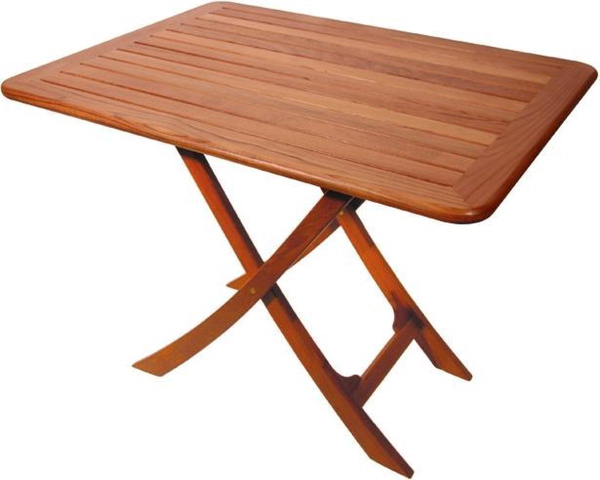 ARC Marine teakhouten inklapbare Tafel Bretagne - 3 posities - 110x70 cm (geolied)