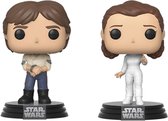 Funko POP! - Star Wars: The Empire Strikes Back- 2 Pack Han & Leia (46770)