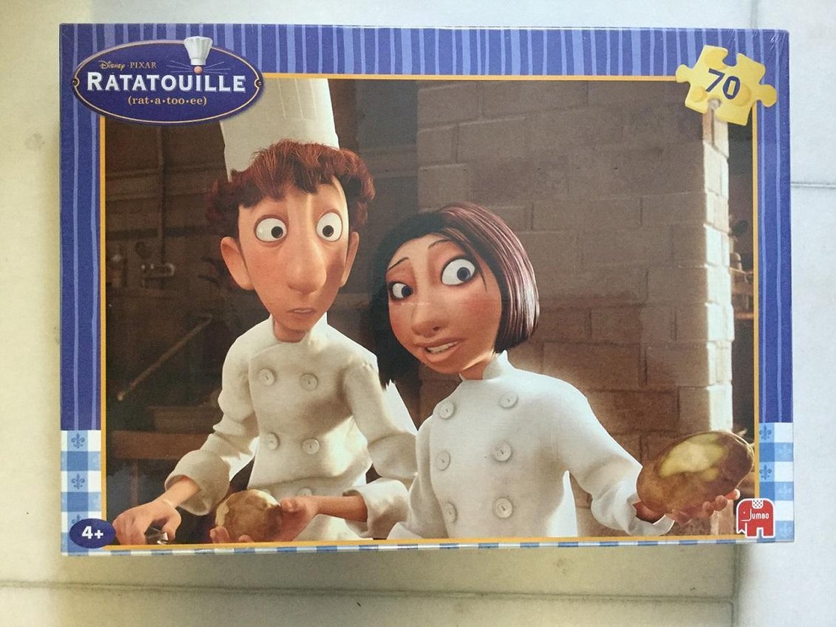 Kinderlegpuzzel - 70 stukjes - Disney Pixar - Ratatouille | bol.com