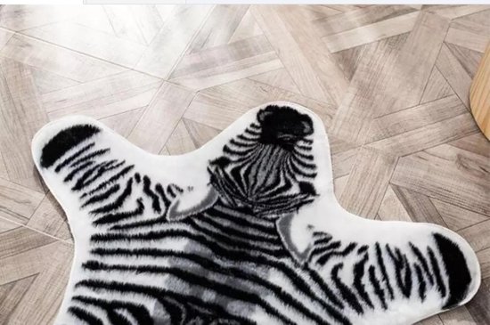 instinct Momentum Revolutionair LIFETASTIC® Vloerkleed zebra - Speelkleed - Tapijt - Extra zacht -  Decoratie -... | bol.com