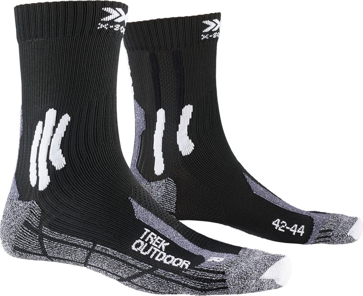 X-Socks Sportsokken - Maat 42-44 - Mannen - zwart/grijs/wit