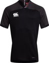 Canterbury Sportshirt - Maat 140  - Unisex - zwart/donkergrijs/wit