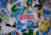 Rip n Dip skate stickers vinyl - 10 stuks laptopstickers