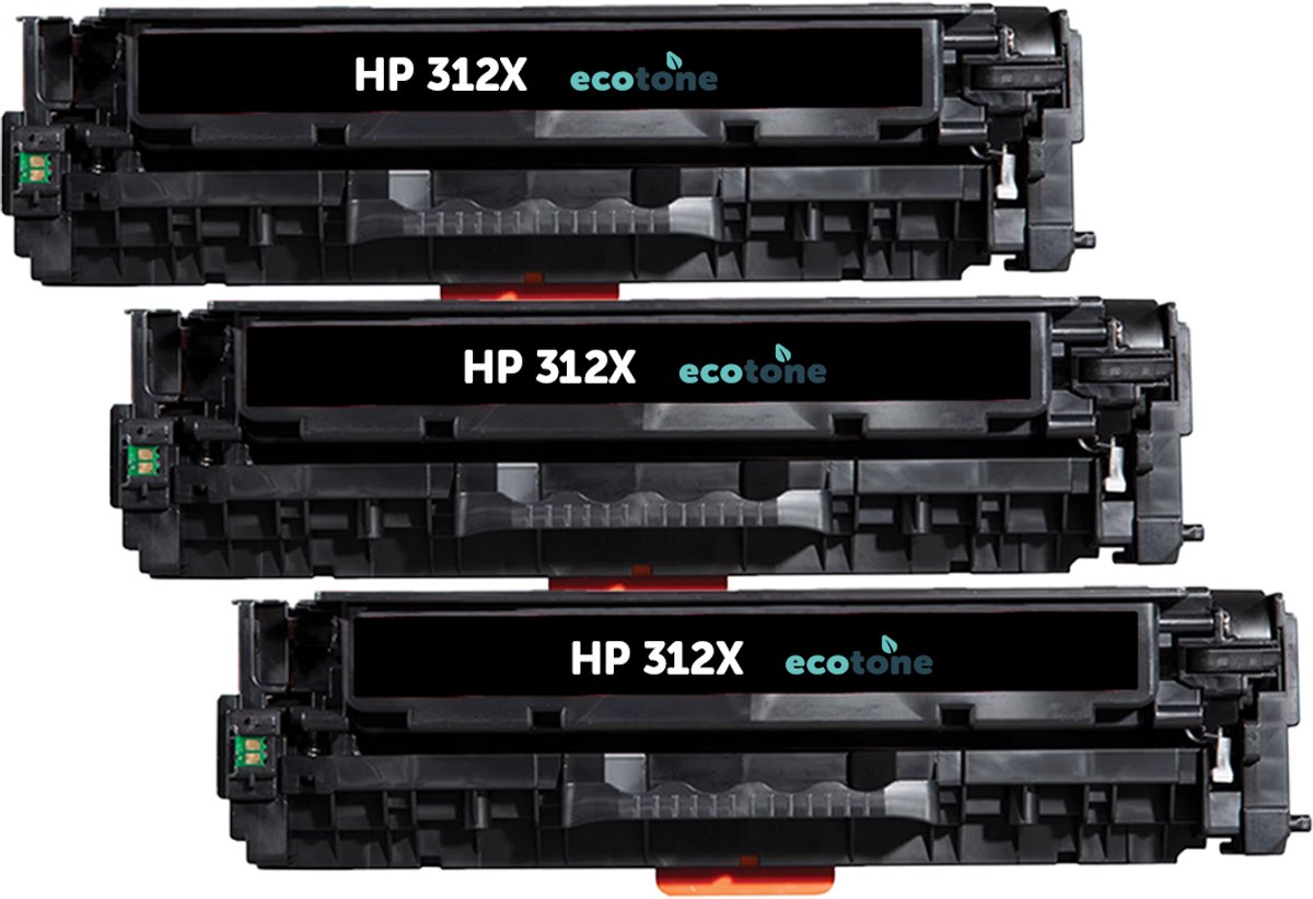Ecopack (Replaces HP 312X CF380X toner) 3xBL - (BL 3x4400 Pages)