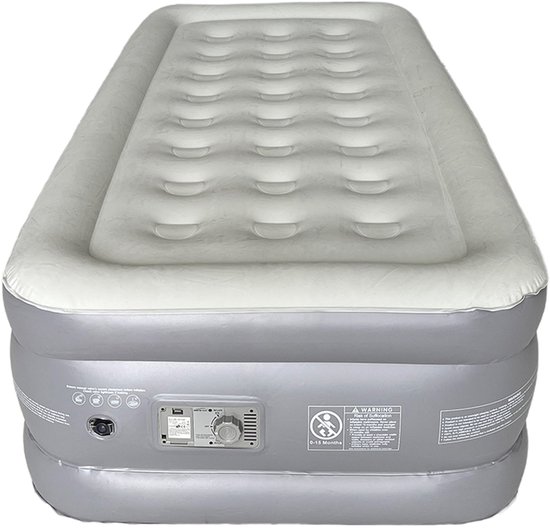 AeroRest Supreme Plush XL luchtbed 1-persoons - Extra lang luchtbed - 210 cm lengte - Met ingebouwde elektrische pomp van Merkloos — afbeelding 2