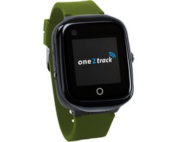 One2track Connect NEO groen | GPS horloge voor kinderen | Bekijk de locatie van je kind. Stel veilige zones in. En videobellen met de leukste smartwatch voor kinderen