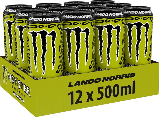 Monster Energy - Lando Norris Zero Sugar - 12 blikken a 0,5 Liter