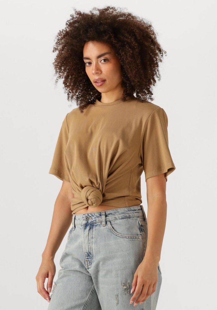 Ibana Temari Tops & T-shirts Dames - Beige - Maat 36