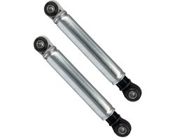 Multaparts® schokbrekerset geschikt voor Miele/Bosch wasmachines met Ø 8 mm bevestiging | Geschikt voor machines tot 1400 toeren | Lengte 190 - 275 mm (h.o.h. gemeten) | Alternatief voor 4500826 e.a.