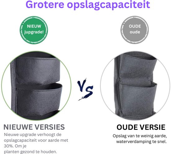 Jardin potager vertical CLGP® - Jardin à plantes - Sac de culture - Imperméable