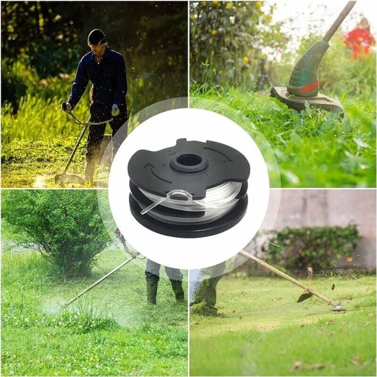 Verpakking met 6 vervangende draadspoelen voor LIDL Parkside PRTA 20-Li A1, B2, C3, PRT 550 A1, A3, PRT 300 A1 trimmers van Merkloos	 — afbeelding 3