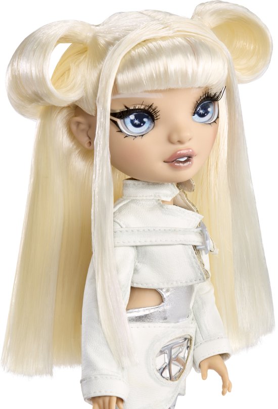 Rainbow High Sparkle and Shine-pop Whitney met magische luchtbellen in haar benen, wit haar, modepop van 28 cm van Rainbow High — afbeelding 4