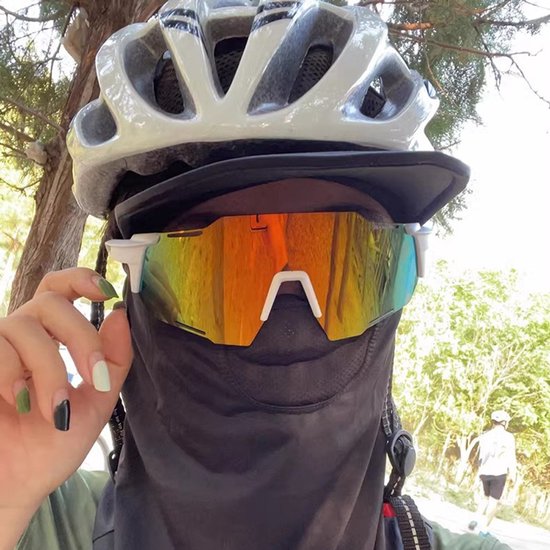 Fietsbril voor Dames en heren,Fietsbril Racefietsbril Anti-UV voor Outdooractiviteiten zoals Fietsen Hardlopen Klimmen Autorijden Vissen van Merkloos — afbeelding 4