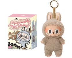 Labubu - 90% authentiek - 17 cm groot - Beige - met Box - Actie Anime Figuren - Leuke Mysterieuze Box Speelgoed - Sleutelhanger