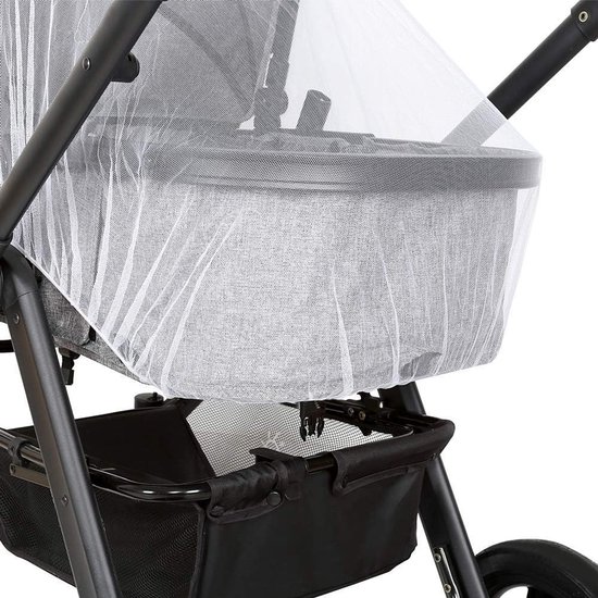 Klamboe Kinderwagen - Universele klamboe voor Kinderwagen & Ledikant - Muskietennet Kinderwagen - Muggennet - Klamboes - Kinderwagen- & Buggy accessoires - Kinderwagens & Buggy's - 1.5m - wit van Merkloos — afbeelding 3
