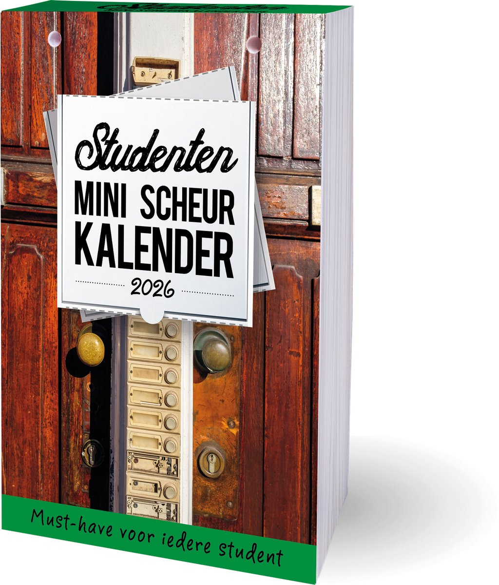 Interstat Studenten mini scheurkalender 2026
