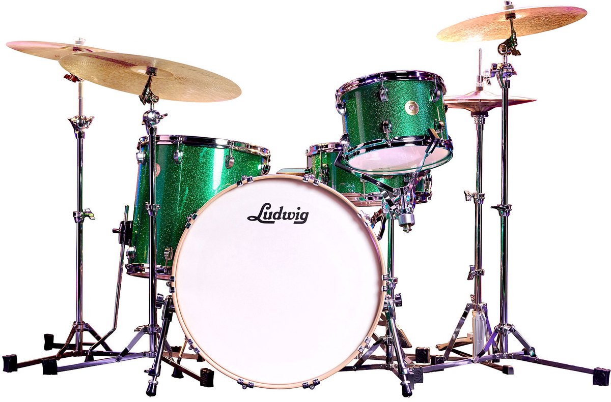 Ludwig Continental Rock Kit 24 4 piece shell pack