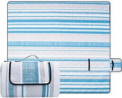 Picnic Blanket Waterproof 200 x 200 cm Extra Large with Carry Handle | Outdoor Picnic Mat machine Washable, Sand Resistant, Heat Resistant Portable Travel Park Beach Mat - HOTLIKE