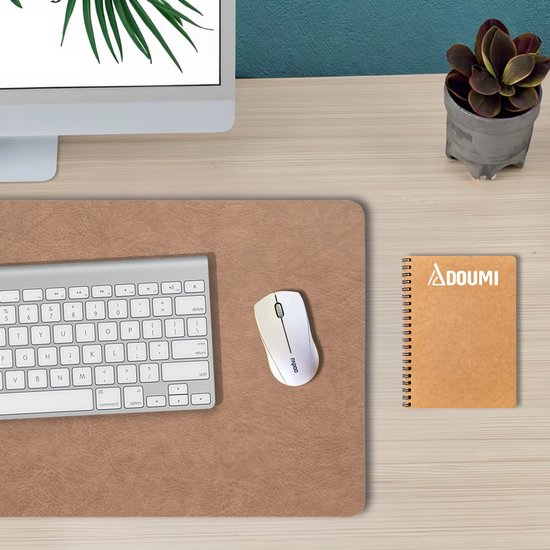 Napperons, lot de 6 – Lavables, antidérapants, double face, cuir synthétique, résistants à la chaleur, 45 x 30 cm pour table de cuisine et salle à manger