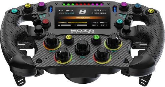 Moza Racing FSR2 Formula Wheel - Premium Formule 1 Simracing Stuurwiel met 4,3" Touchscreen - PC van Moza Racing — afbeelding 4